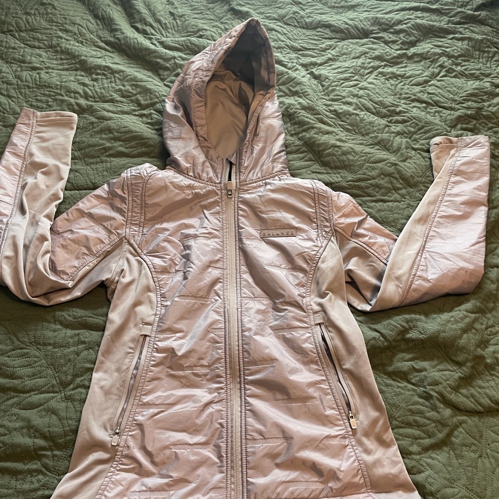 Balance Athletica Light Tan Hooded Utility Jacket